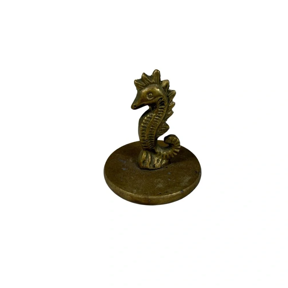 Brass Seahorse Figurine‎